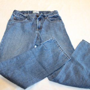 Children's Place Boys Denim Jeans Size 10 Youth Straight Leg Adjustable Waist